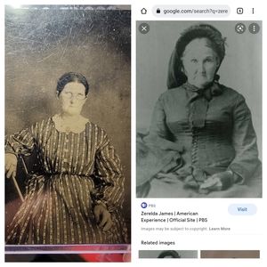 1880's Zerelda James Jesse James mother outlaw